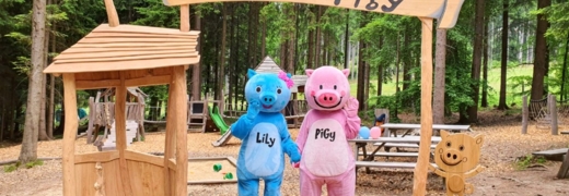 Zábavná show prasátka Pigy a jeho kamarádky Lily se po roce vrací do Království lesa!